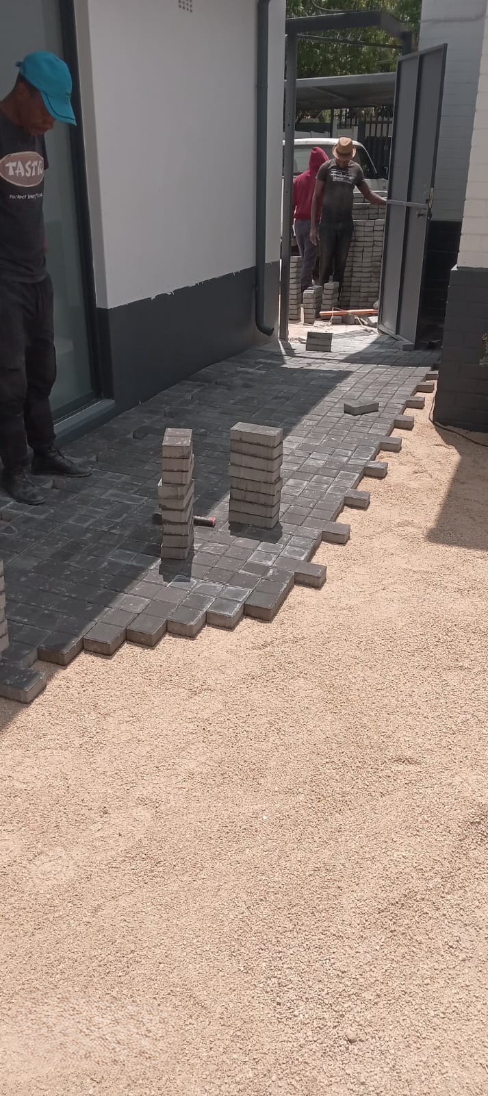 Interlocking brick paver installation in Gauteng by Walter Makhapela