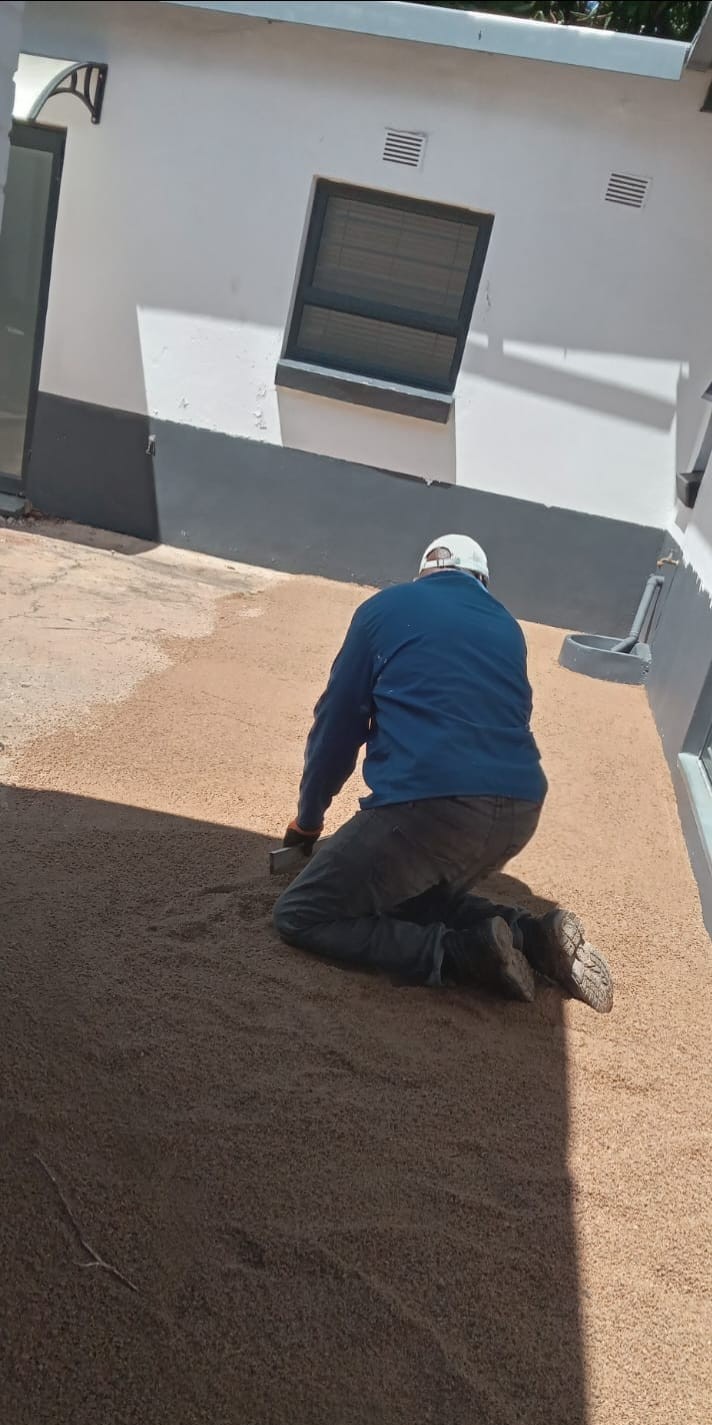 Driveway paving project in progress - Pretoria