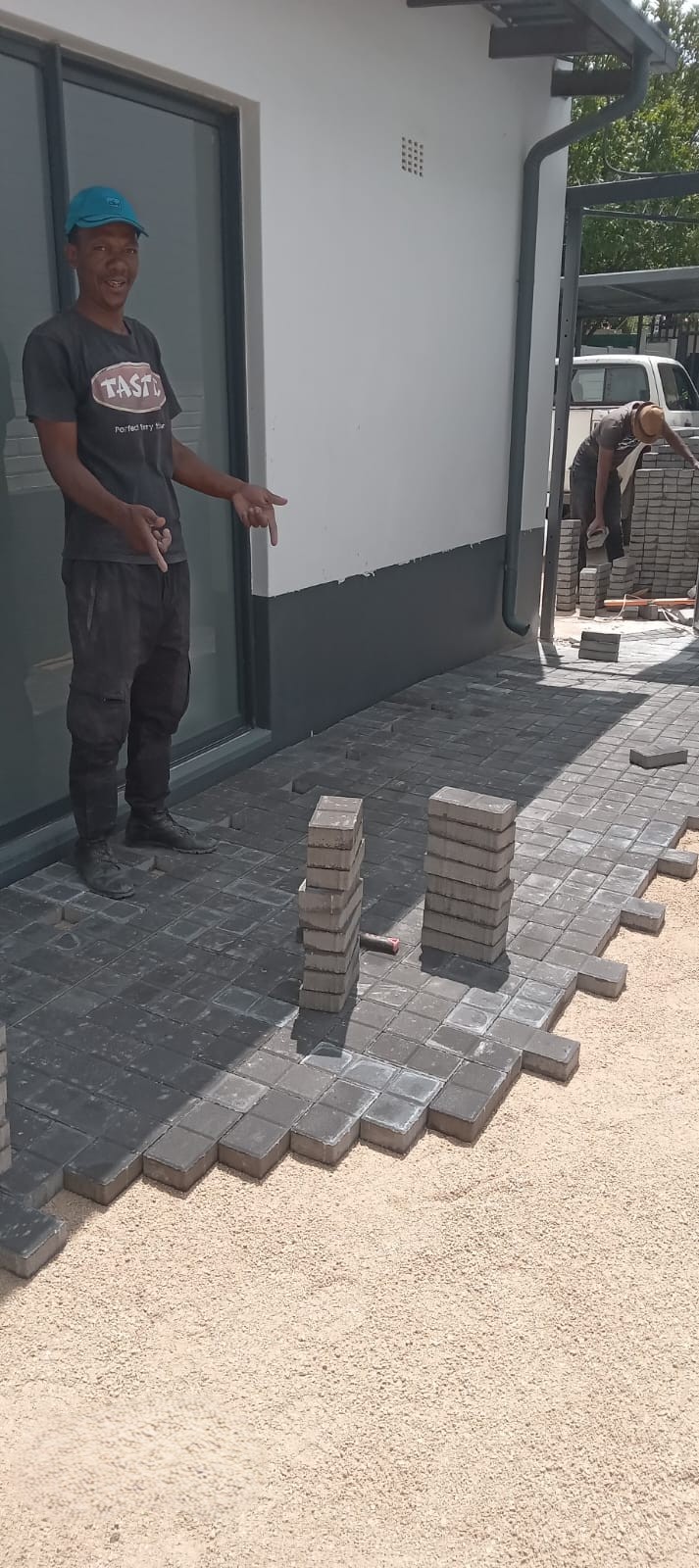 Completed brick paving work in Centurion